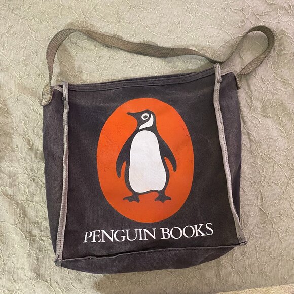 vintage penguin books publishing tote - Picture 1 of 4